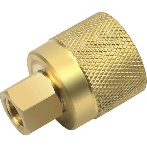 RE7141F Raccord femelle pour réservoirs de propane de chariot élévateur, vannes adaptateurs, raccord en laiton pour équipement industriel, multicolore (1/4)