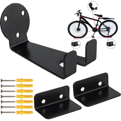 Fahrrad-Pedalhalterung mit Wandmontage-Radpolstern (Set) (1/5)