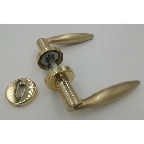 MANIGLIA V&V WEST H1015R8 ORO-OROSATINATO (E)