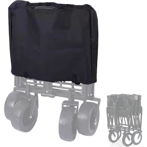 Housse de Chariot Pliable pour Chariot d'extérieur et de Jardin, Accessoires résistants à la poussière, 600D, 55,9 x 43,2 cm, Ne Pas inclure Le Panier (1/5)
