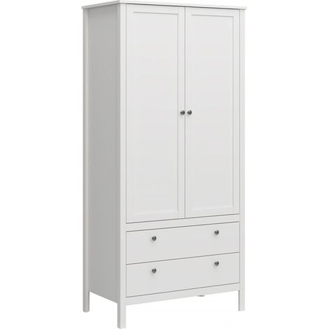 KONSIMO FARGE Kleiderschrank, Weiß (1/5)