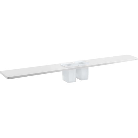 Sapho Abeline - Ablage mit Gläsern, 100 cm, weiß matt AE102-0101-01
