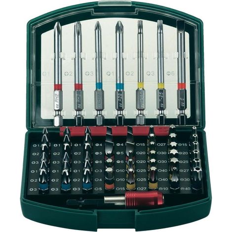 KIT INSERTI GIRAVITE CACCIAVITI PER TRAPANO AVVITATORE 56 PEZZI PUNTE PRECISIONE