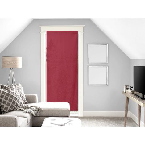 Voile pour Porte Fenêtre Coton Rouge 70 x 200 cm