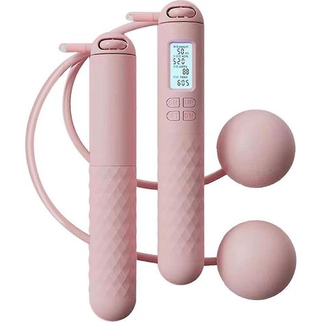 Corde à sauter sans fil pour adultes, corde à sauter sans corde avec compteur, corde à sauter lestée intelligente (1/5)