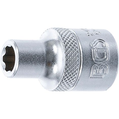 BGS Inserto chiave a bussola Super Lock attacco quadro interno 12,5 mm (1/2") SW 8 mm - 2408 (1/3)