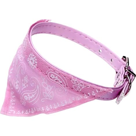 Collier pour chat avec bandanatuch aspect cachemire et boucle en taille S : tour de cou 20-26 cm (1/3)