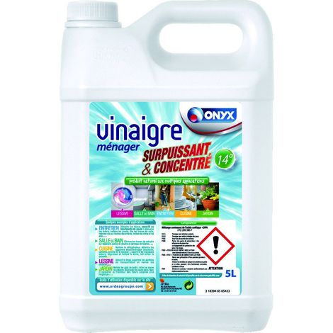 Aceto di alcol domestico 14° Bidone 5 litri - Onyx