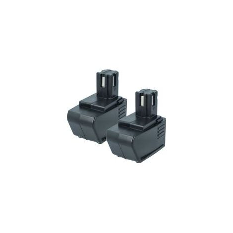 2x Batterie compatible avec Hilti SF100, SF100A, BD2000, SB10, SFB105 outil électrique (3300 mAh, NiMH, 9,6 V)