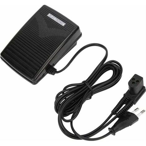 Sewing Machine Foot Control Pedal - Foot control pedal with power cord suitable for Singer 974 Sewing Machine. (1/5)