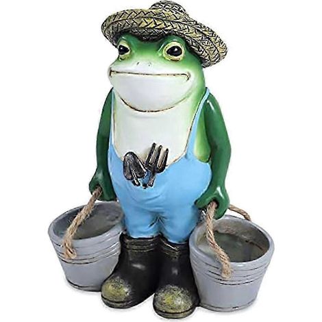 Décoration de jardin grenouille, statue de grenouille pour cour, jardin, décoration intérieure et extérieure, cadeau de pendaison de crémaillère (1/5)