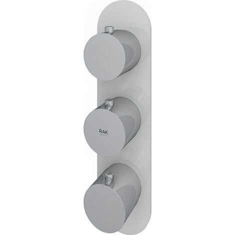 RAK Feeling Greige Round Concealed Thermostatic Dual Control Shower Valve - RAKFSV2505R (1/2)