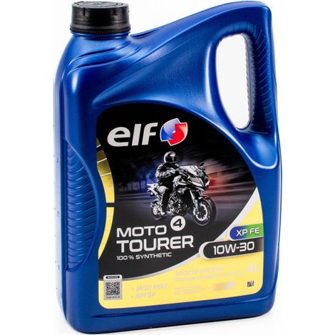 ELF Huile Moteur MOTO 4 TOURER XP FE 10W-30 4 Litres (1/2)