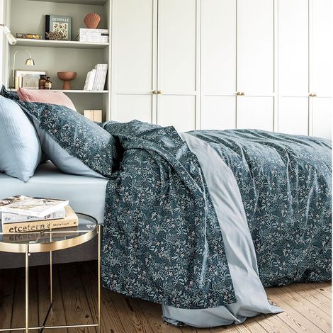 Housse de couette en percale de coton, Ode Nocturne (1/3)