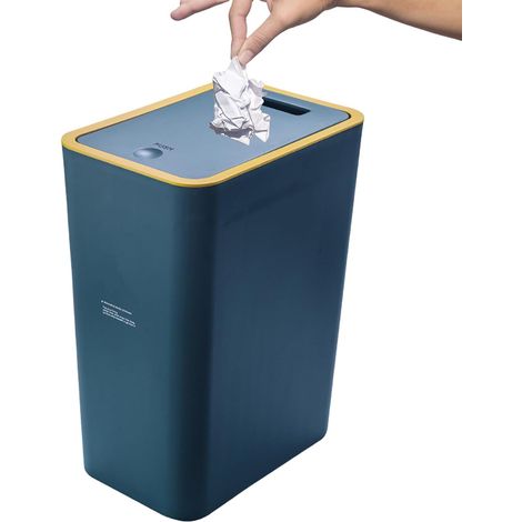 Poubelle de salle bain avec couvercle , conteneur à pression , anti-chiens , chambre , dortoir , cui