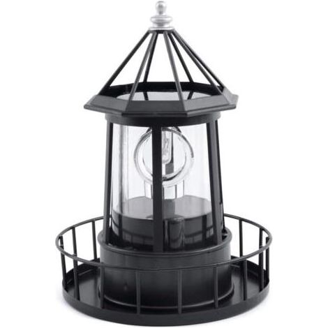 Rotating LED solar garden light, outdoor decoration, ideal for paths, patios or courtyards (1/5)