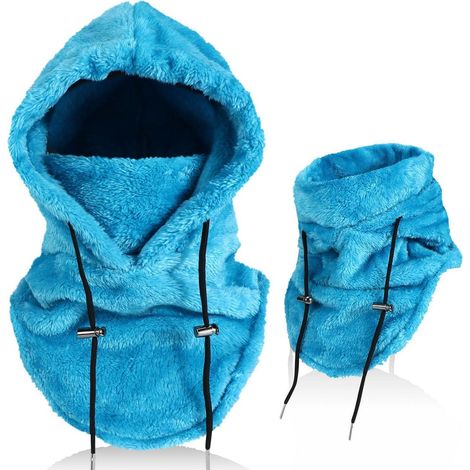Winter Sturmhaube Fleece Herren Damen, Winddicht Warm mit Nackenwärmer, Unisex für Outdoor (1/5)