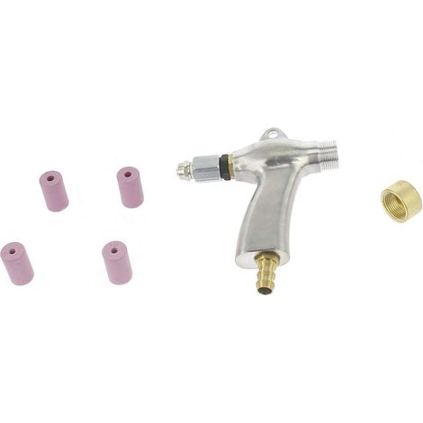 Varan Motors - NESBG-12 Pistola di sabbiatura della cabina azionata a pedale + 4 ugelli da 6 e 7 mm