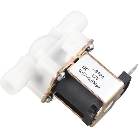 Vanne d'eau 3/8" DC 12V Électrovanne électrique en Plastique pour Distributeur d'eau Magnetventil 12V 3/8 Interrupteur de Débit Magnétique Normalement fermé (1/5)