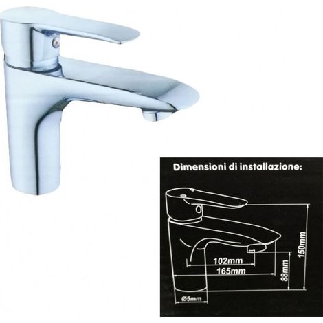 Trade Shop - Grifo Mezclador De Acero Para Bañera Grifo De Doble Pomo -