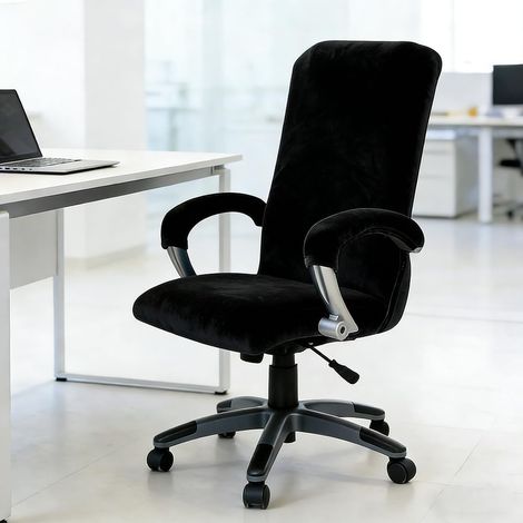 Cover for Office Chair, Office Chair Cover, Washable Elastic Seat Cover, Office Chair Cover with Armchair Cover, All-Inclusive Stretch Armchair Cover for Gaming Chair, Swivel Chair & Office Chair (1/5)