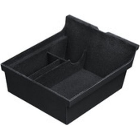 Organizer per console centrale per Tesla Model 3 2021, nero, accessorio interno personalizzato con portaocchiali da sole e vano portaoggetti secondario per bracciolo. - Crezuo (1/4)