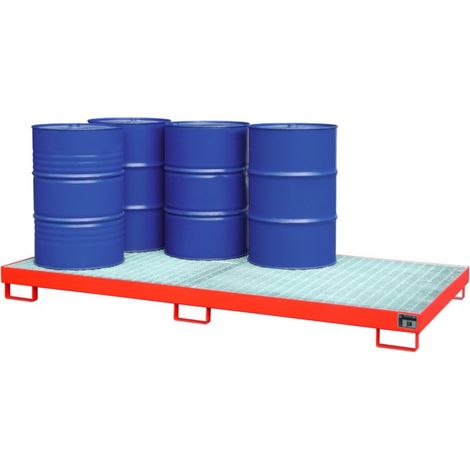 eurokraft pro, Cuve de rétention en acier, capacité de