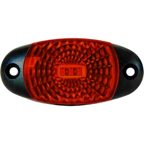 Luz de posición LED roja con cable de 2×0,75 mm² 12V 24V - FT-025 C LED (1/5)