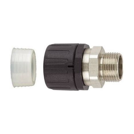 HellermannTyton 166-21906 HGL42-SM-M40 Raccordo a vite del tubo flessibile Nero 35.50 mm Piatto 1 pz. (1/5)