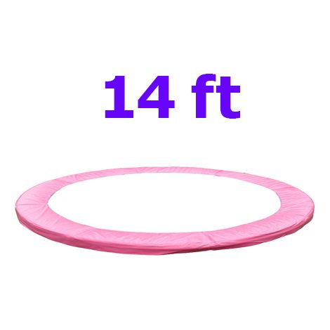 Greenbay Replacement Trampoline Surround Pad Foam Safety Guard Spring Cover Padding Pads Pink 14FT