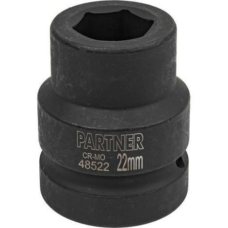 Adaptador de impacto 1" 22mm (hexagonal de 6 caras)