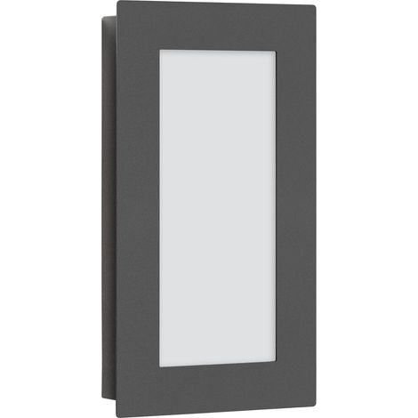 Luminaire extérieur LED LCD Graphit acier inoxydable anthracite L 17 cm 12 W 3000 K IP44 1200 lm réf. 3008LED (1/4)
