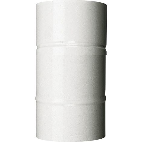 Tubo smaltato bianco per stufa a legna lunghezza cm 25 x 13