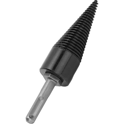 Foret conique à tige ronde pour bois de chauffage, accessoires pour fendeuse de bois manuelle, 32 mm (1/5)