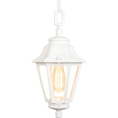 Ciondolo anna 1xe27 ip55 h.80xd.22cm resina bianca (1/4)