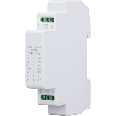 Dispositif de protection contre les surtensions 24 V 5-10 kA RS232 RS485 RS422 pour PC (1/5)