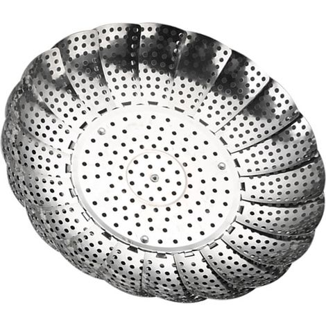 Plaque de cuisson vapeur inox pliable, panier vapeur dépliable pour casserole, insert de cuisson vapeur pour cuisine domestique, accessoire de cuisine (1/5)