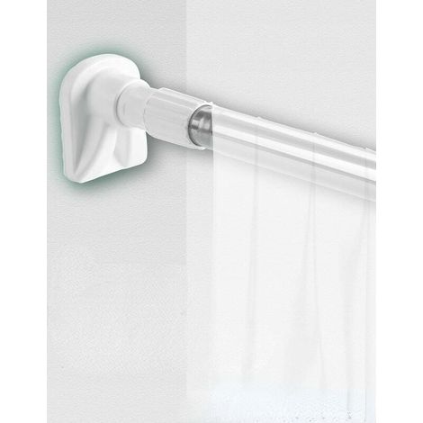 Ausziehbare Teleskop-Kleiderstange aus Edelstahl – Einfache Montage ohne Bohren – Verstellbare Länge 40–52 cm – Für beengte Platzverhältnisse (1/3)