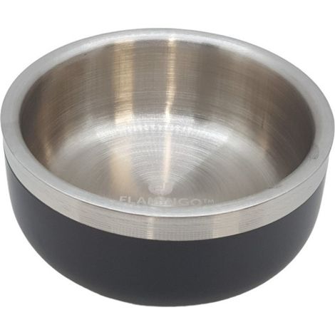 Gamelle ø12.5 cm 400 ml pour eau ou nourriture a double paroi, pour chat ou chien - Flamingo (1/5)