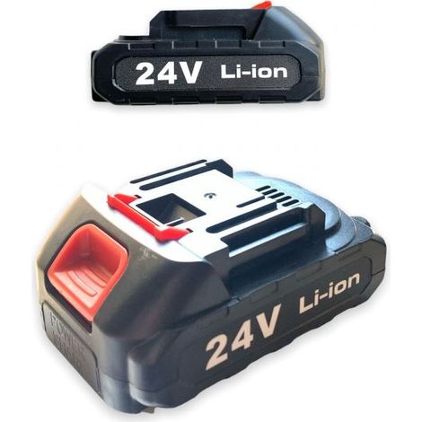 BATTERIA DI RICAMBIO MINI MOTOSEGA 24V AL LITIO RICAMBIO POTATORE ELETTRICO (1/3)