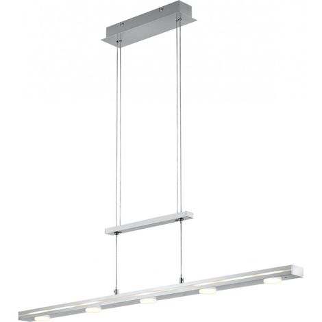 Suspensión moderna Led arriba y abajo Lacal Nickel Trio Lighting (1/5)
