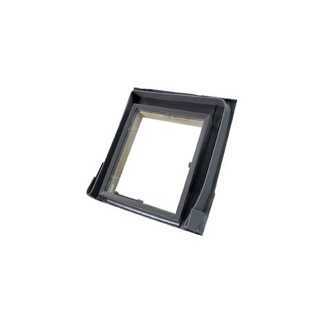 Dimos – Châssis double vitrage 45 x 55 cm – Pour toits en pente de 15 à 60° – Raccord intégré avec bavette – 719210