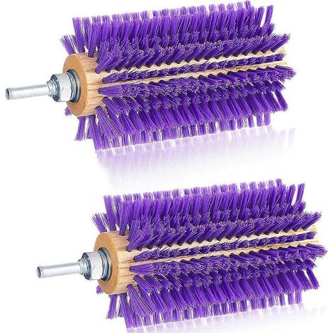 JIAJIEFANG Viehpflege-Set inklusive 2 Mini-Schaberbürsten und Bohrern, geeignet für Rinder, Kühe, Pferde und Schafe. (1/5)