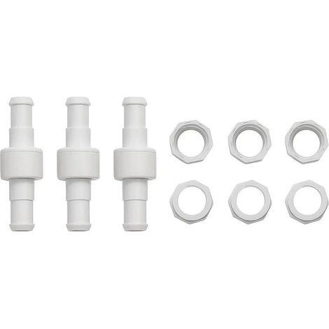 Set di 3 adattatori per tubo flessibile per pulitore per piscine D20, compatibili con Zodiac Polaris 280, 380, 180 - Ricambi per pulitore per piscine (1/5)
