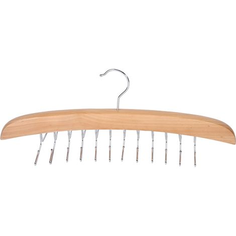 Armoire en bois massif pour suspendre ceintures, cravates, vêtements, foulards, accessoires, rangement pour la maison (1/5)