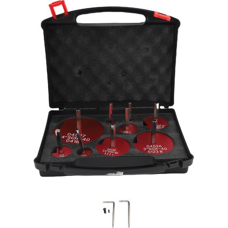 Kit alésoir tuyau PVC 1/2 – Outil chanfreinage ébavurage robuste plomberie conduit raccords industriels (1/5)