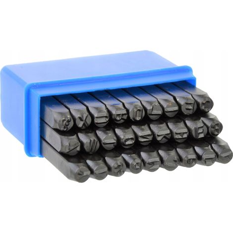 Stempelset geko g01809 Kohlenstoffstahl 36 Stück 5 mm
