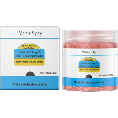 MOONSPRY Flower Boosting Powder, plant nutrient powder, promotes flowering, increases leaf growth and ensures lush greenery universal horticultural fertilizer (1/5)