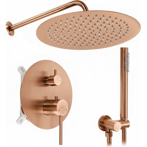 UNTERPUTZ-DUSCHSET REA JS-7029BRG BRUSH COPPER (1/4)