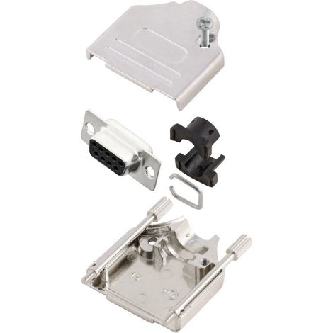 MH Connectors  MHDTZK9-DB9S-K D-SUB Buchsenleisten-Set 180 ° Polzahl: 9 Lötkelch 1 St.